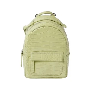Forever 21 kleiner Rucksack Handtasche Kroko-Prägung veganes Leder strukturiert Festival. - Bild 1 von 7