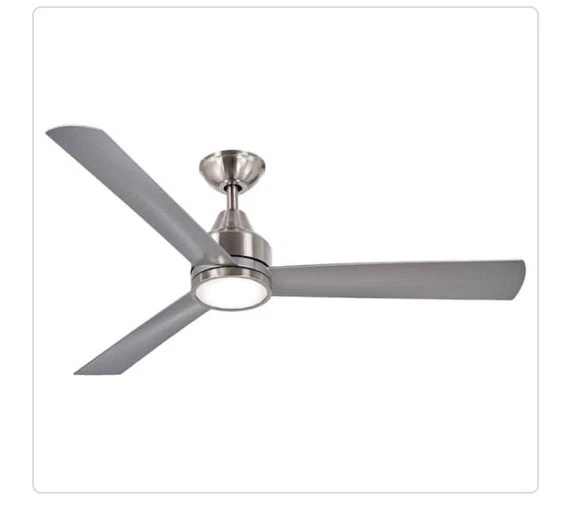 AIRE BY MINKA Bellingham III 52in LED Indoor Brushed Nickel Ceiling Fan 04733 - Image 1 of 4