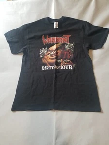 Warrant Dirty 30 Anniversary Tour T Shirt Size Large on Delta Pro Weight Tee CA5 - Picture 1 of 3