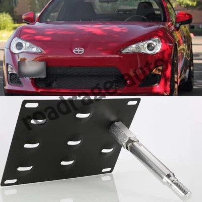 Soporte de montaje de placa de matrícula con cubierta de orificio de gancho de remolque para Scion FR-S FRS Toyota 86 GT86 Foto 1 de 4