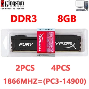 HyperX FURY DDR3 16 GB 32 GB 1866 MHz PC3-14900 Desktop-RAM-Speicher DIMM 240-Pi
