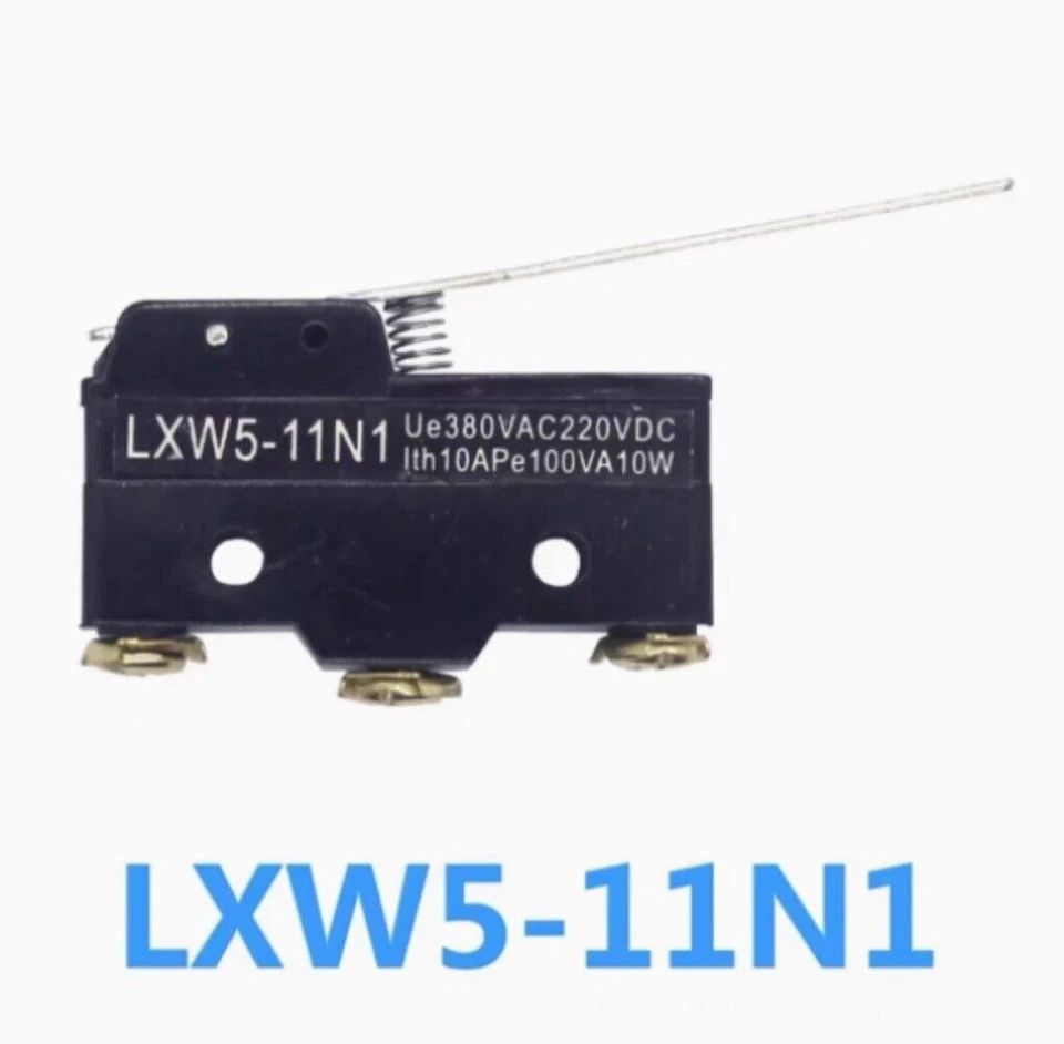 5pcs LXW5-11N1 Micro Limit Switch 1NO + 1NC Long Lever Arm SPDT Snap Action - Bild 1 von 2
