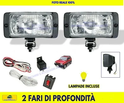 COMPATIBILE con Panda 141 4x4 Fari di  profondita' Supplementari fendinebbia - Immagine 1 di 3