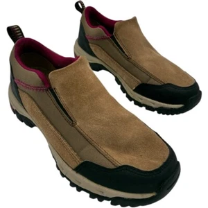 Ariat women's Skyline Slip On Tan Colored Leather Ankle High sneakers size 6.5 B - Picture 1 of 12