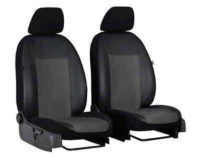 VW CADDY 2016 - 2020 ART. LEATHER & ALICANTE TAILORED FRONT SEAT COVERS - Image 1 of 4