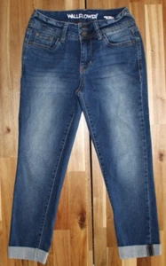 Pantalones de mezclilla recortados UltraFit Wallflower para mujer - Talla 3 - InstaSoft comodidad y estilo - Imagen 1 de 10