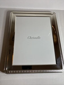 Christofle Malmaison Silver Plated PictureFrame, Made For 5” X 7”  Photo/art - Picture 1 of 11