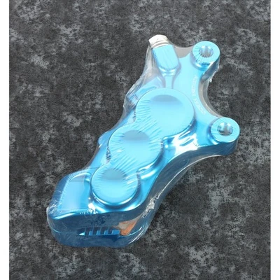 Arlen Ness 11,8 pulgadas Pinza de freno delantera derecha azul 6 pistones - 02-227 Foto 1 de 4