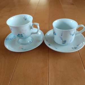 Juego de 2 tazas de café Arita Ware de cerámica vintage sin usar coleccionables - Imagen 1 de 6