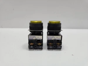 KOINO KH-2203F-06 YELLOW PILOT LAMP - LOT OF 2 - Picture 1 of 11
