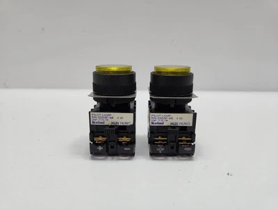 KOINO KH-2203F-06 YELLOW PILOT LAMP - LOT OF 2 - Image 1 of 4