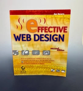 Effective Web Design Second Edition by Ann Navarro - Picture 1 of 2