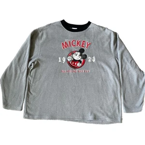Vintage Disney Store Exclusive Mickey Mouse All Around Nice Guy Sweatshirt XL - Picture 1 of 6
