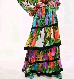 Iris Apfel x H&M Maxirock Stufenmuster - Bild 1 von 6