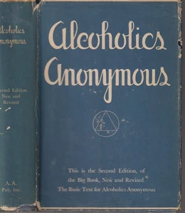Alcoholics Anonymous. 1955. Second Edition 1st Printing 1st State AA - Picture 1 of 7