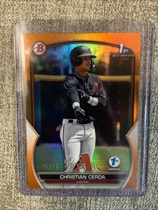 Christian Cereda 1st Bowman Chrome Orange 24/25 1st Edition - Bild 1 von 4