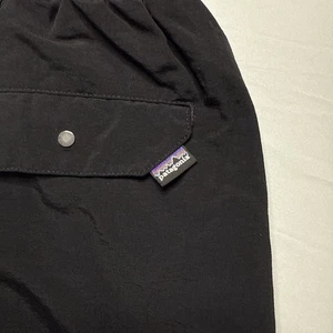 Vintage Patagonia Baggies Shorts Herren L schwarz gefüttert Kordelzug Tasche Badehose - Bild 1 von 5