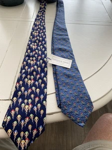 Vineyard Vines Krawatte blau Fahrrad Neu mit Etikett & Alynn Bike Racing Krawatte. - Bild 1 von 6