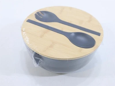 Brunner Salatschüssel Greenkick mit Bambusdeckel Ø25cm Camping Outdoor - Bild 1 von 2