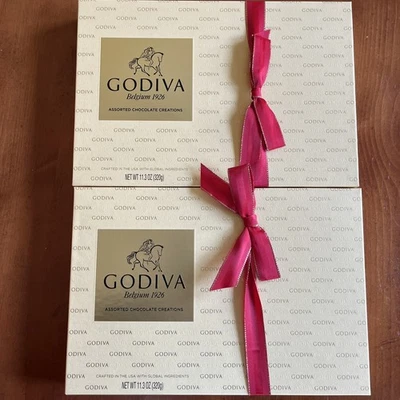 Godiva Bélgica 1926 Goldmark Surtido Creaciones de Chocolate 11.3 OZ/27ct" PAQUETE DE 2 Foto 1 de 4