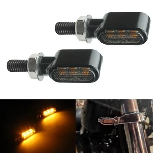 Compact Motorcycle Turn Signal Indicators with Retro Design for TRIUMPH - Picture 1 of 8