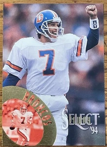 Tarjeta de fútbol americano John Elway 1994 Select #10 Denver Broncos NFL HOF envío gratuito - Imagen 1 de 3