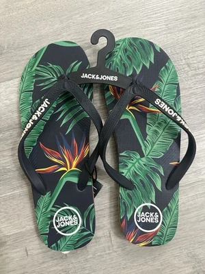 Jack & jones Navy Blazer Flip Flops Size 11-12. NWT - Изображение 1 из 4