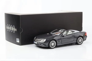 1:18 Mercedes-Benz SL55 AMG R230 mit Hardtop obsidianschwarz Norev Dealer - Picture 1 of 5