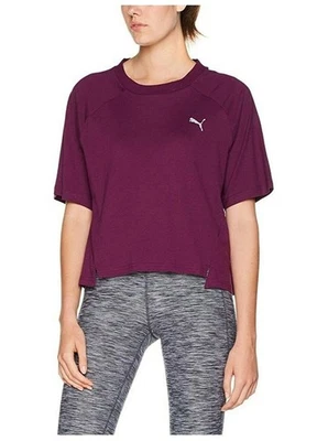 Camiseta de mujer PUMA Transition manga corta, violeta púrpura, M Foto 1 de 2