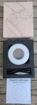 3-Modes phone MINI LED Magnetic Selfie Fill Light Compatible with Magsafe - Image 1 of 4