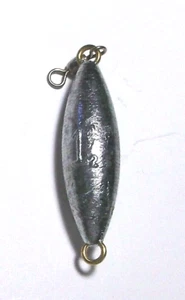 24 SINKERS de arrastre de plomo (trucha) giratorio único 1 1/2 OZ - Imagen 1 de 1