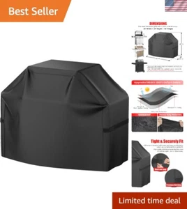 58-Inch Heavy Duty Waterproof BBQ Grill Cover - Weather Resistant & Secure Fit - Picture 1 of 9