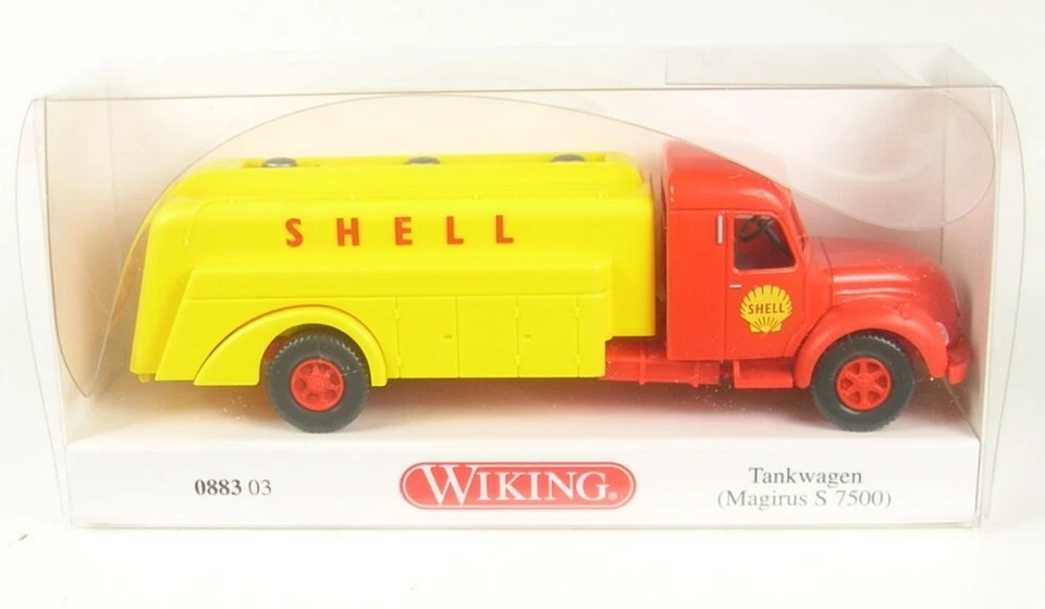 Magiurs S 7500 Autobotte Shell (1955-1957) 1:87 Wiking - Immagine 1 di 1