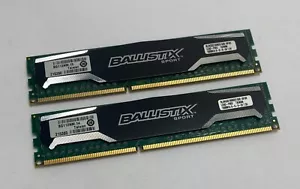 8GB Kit (2 x 4GB) Crucial BLS4G3D1609DS1S00.16FKR PC3-12800U DDR3 Memory RAM - Picture 1 of 3