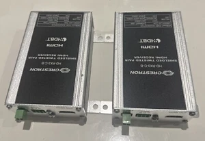 2 X Crestron HD-RX3-C-B Shielded Twisted Pair HDMI Receiver (WITHOUT ADAPTER) - Picture 1 of 4