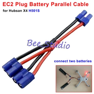 Accesorios Hubsan H501S cable paralelo batería enchufe EC2 para volar mucho tiempo - Imagen 1 de 10