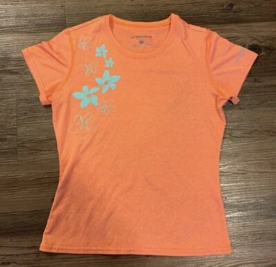 Camisa floral naranja Brooks Equilibrium Foto 1 de 3