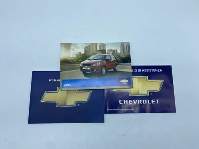 LIBRETTO USO E MANUTENZIONE CHEVROLET AVEO 2009 ITALIANO ORIGINALE - Immagine 1 di 2
