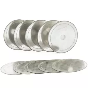 10 Stck. 100 mm 4" Zoll Diamant Lapidarsägeblatt dünner Rand Dorn 5/8" Steinwerkzeuge - Bild 1 von 37