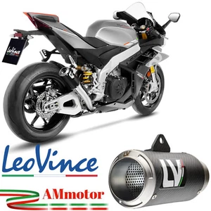 Exhaust Aprilia RSV4 1100 2021 LeoVince LV Corsa Carbon Fibre Motorcycle Racing - Picture 1 of 6