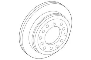 Genuine Toyota Disc Brake Rotor (Rear) 42431-60311 - Picture 1 of 3