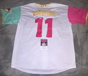 Maglia firmata Yu Darvish San Diego Padres City Connect JSA COA - Foto 1 di 3