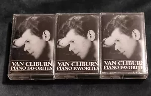 Van Cliburn Piano Favorites Time Life Music Cassette Tapes NIP Sealed Set of 3 - Picture 1 of 4