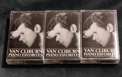 Van Cliburn Piano Favorites Time Life Music Cassette Tapes NIP Sealed Set of 3 - Image 1 of 4