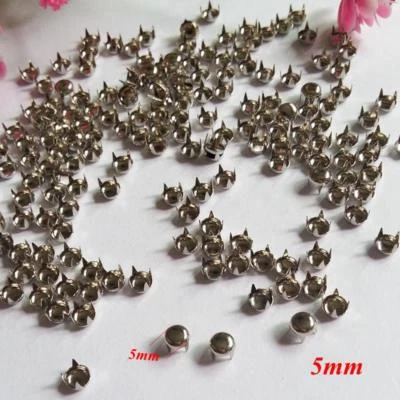Pkg of 20 ROUND 3/16" (5mm) Metal Spike Tack Studs (5405) Purses Belts Leather - Изображение 1 из 3