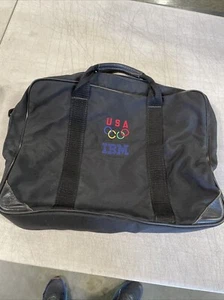 Vintage 90’s IBM Computer USA Olympics Employee Laptop Nylon Bag - Picture 1 of 8