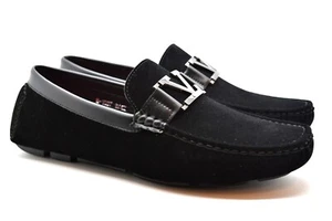 Neu Herren Slipper Halbschuh Designer Schnalle Fahren Leger Elegant Schuhe UK Größe 6-12 - Bild 1 von 17