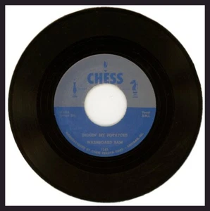WASHBOARD SAM "DIGGIN' MY POTATOES c/w BRIGHT EYES" 1953 CHICAGO BLUES - Picture 1 of 2