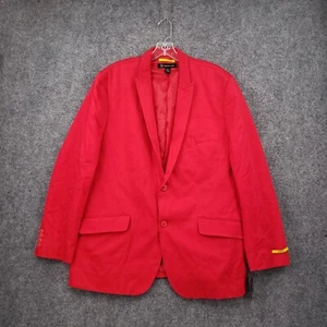 NEW International Concepts Blazer Womens 2XL Red Slim Fit Single Breasted Jacket - Picture 1 of 15