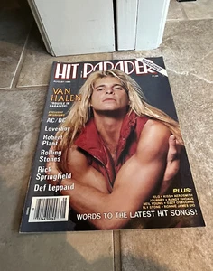 Hit Parader Magazine, Aug 1983, Van Halen, Cheap Trick cntrfld, AC/DC, Stones - Picture 1 of 3